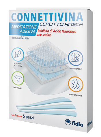 CEROTTO CONNETTIVINA HITECH 6 X 7 CM 5 PEZZI - Farmacia Sant Anna SAS del Dott. Mariani Federigo
