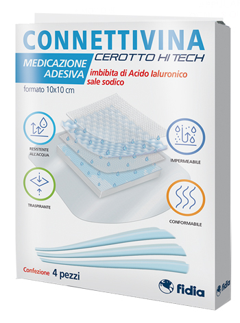 CEROTTO CONNETTIVINA HITECH 10 X 10 CM 4 PEZZI - Farmacia Sant Anna SAS del Dott. Mariani Federigo