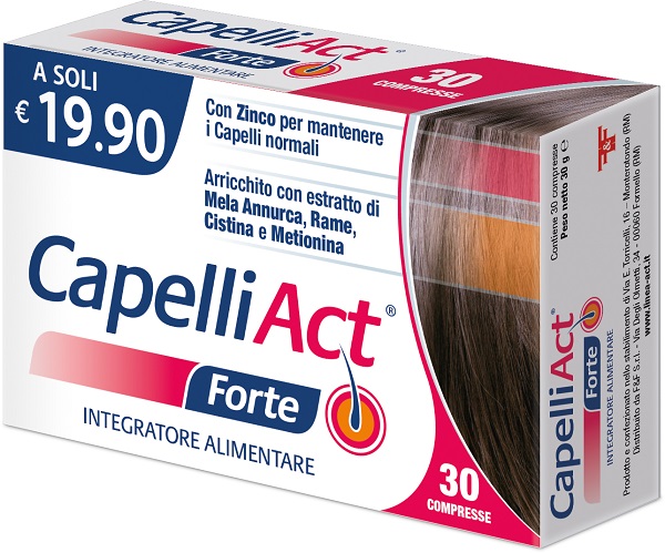 CAPELLI ACT FORTE 30 COMPRESSE - Farmacia Sant Anna SAS del Dott. Mariani Federigo