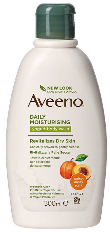 AVEENO BAGNO DOCCIA YOGURT ALBICOCCA & MIELE 300 ML - Farmacia Sant Anna SAS del Dott. Mariani Federigo