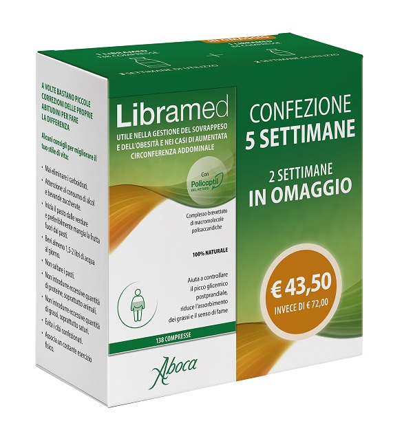 LIBRAMED TRATTAMENTO 5 SETTIMANE 138 + 84 COMPRESSE - Farmacia Sant Anna SAS del Dott. Mariani Federigo