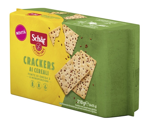 SCHAR CRACKERS CEREALI SENZA LATTOSIO 6 MONOPORZIONI DA 35 G - Farmacia Sant Anna SAS del Dott. Mariani Federigo