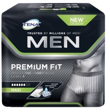 MUTANDINA ASSORBENTE MASCHILE TENA MEN PREMIUM FIT LIVELLO 4 S/M 10 PEZZI - Farmacia Sant Anna SAS del Dott. Mariani Federigo