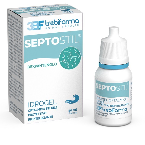 SEPTOSTIL SOLUZIONE OFTALMICA IDRATANTE EPITELIO PROTETTIVA LENITIVA LUBRIFICANTE PER CANI E GATTI 10 ML - Farmacia Sant Anna SAS del Dott. Mariani Federigo