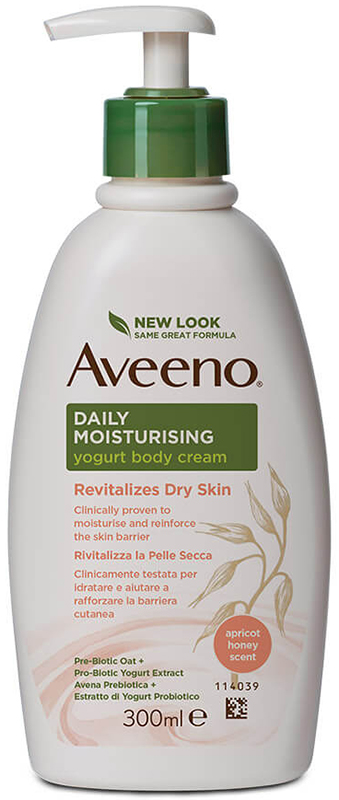 AVEENO CREMA CORPO YOGURT ALBICOCCA&MIELE 300 ML - Farmacia Sant Anna SAS del Dott. Mariani Federigo