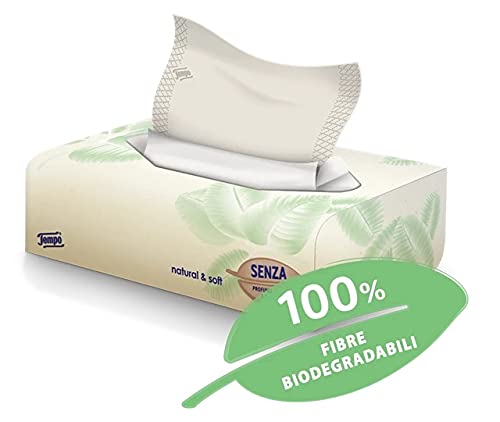 TEMPO BOX FAZZOLETTI NATURAL&SOFT 70 PEZZI - Farmacia Sant Anna SAS del Dott. Mariani Federigo