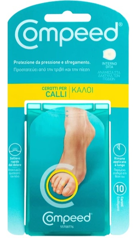 COMPEED CEROTTI PER CALLI INTERNO DITA 10 PEZZI - Farmacia Sant Anna SAS del Dott. Mariani Federigo