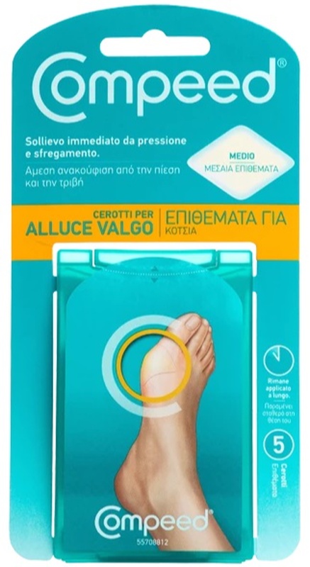 COMPEED CEROTTI PER ALLUCE VALGO 5 PEZZI - Farmacia Sant Anna SAS del Dott. Mariani Federigo