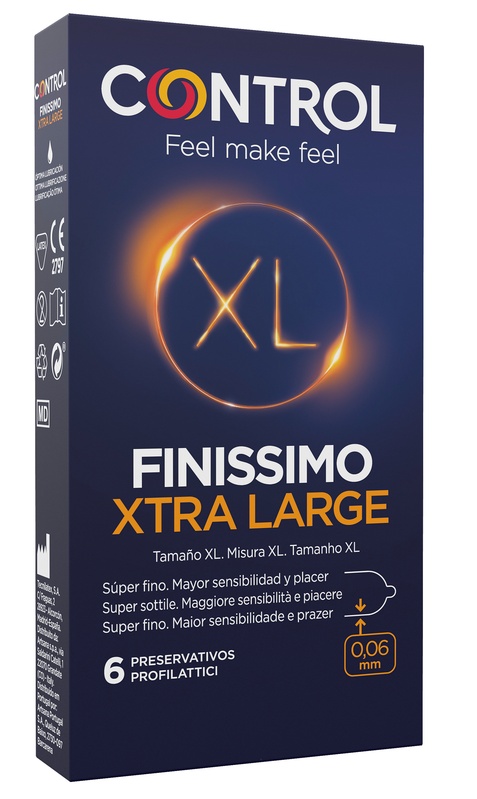 CONTROL FINISSIMO XTRA LARGE 6 PEZZI - Farmacia Sant Anna SAS del Dott. Mariani Federigo