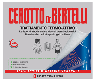 DR BERTELLI CEROTTO TERMO-ATTIVO 3 PEZZI - Farmacia Sant Anna SAS del Dott. Mariani Federigo