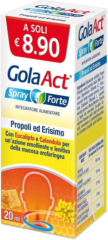 GOLA ACT SPRAY FORTE 20 ML - Farmacia Sant Anna SAS del Dott. Mariani Federigo