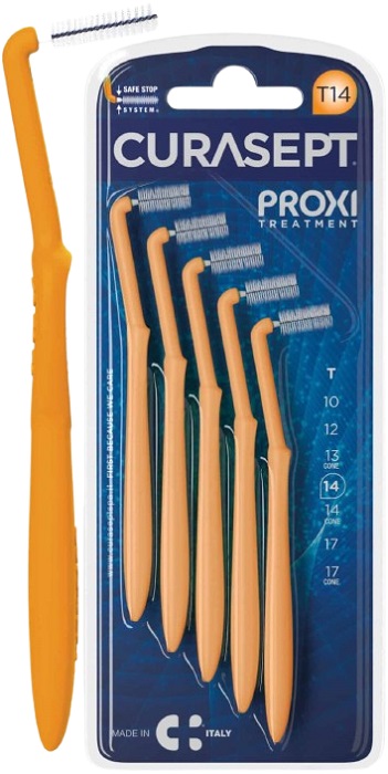 CURASEPT PROXI ANGLE P08 ARANTIO CHIARO/TANGERINO 5 PEZZI - Farmacia Sant Anna SAS del Dott. Mariani Federigo