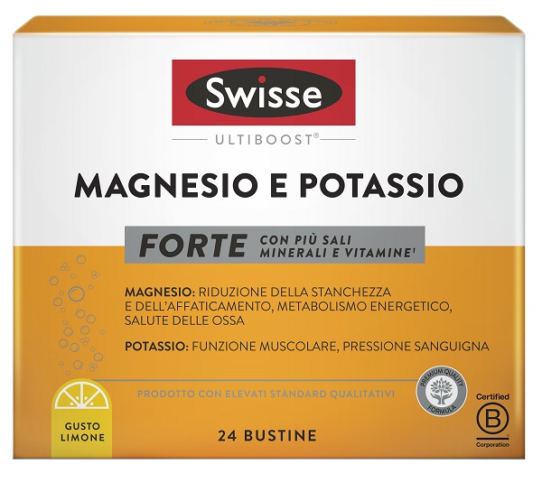 SWISSE MAGNESIO POTASSIO FORTE 24 BUSTINE - Farmacia Sant Anna SAS del Dott. Mariani Federigo