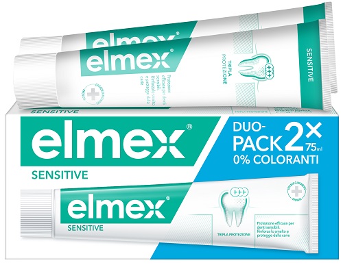 ELMEX SENSITIVE DENTIFRICIO BITUBO 2X75 ML - Farmacia Sant Anna SAS del Dott. Mariani Federigo
