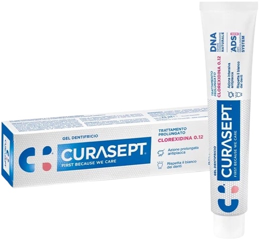 CURASEPT DENTIFRICIO 0,12 75 ML ADS+DNA - Farmacia Sant Anna SAS del Dott. Mariani Federigo