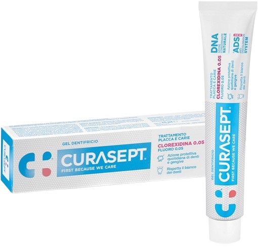CURASEPT DENTIFRICIO 0,05 75 ML ADS+DNA - Farmacia Sant Anna SAS del Dott. Mariani Federigo