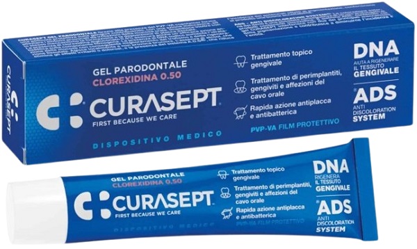 CURASEPT GEL PARODONTALE 0,5% 30 ML ADS + DNA - Farmacia Sant Anna SAS del Dott. Mariani Federigo