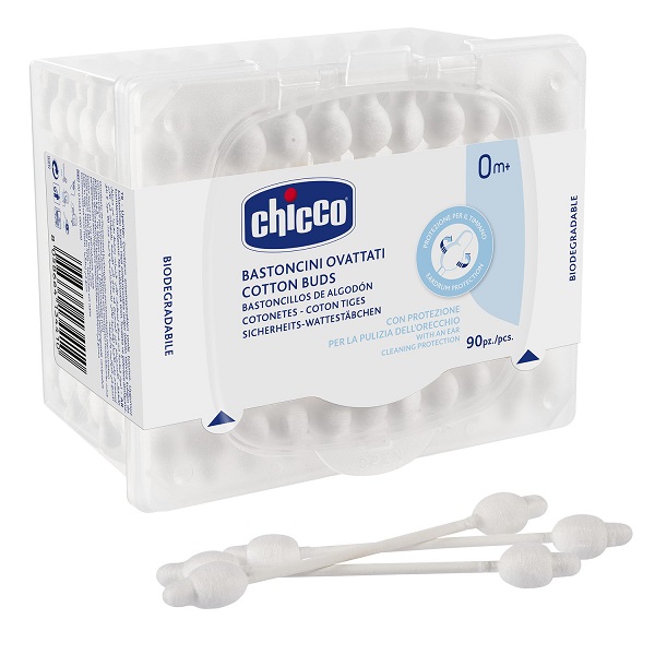 CHICCO BASTONCINI COTONATI 90 PEZZI - Farmacia Sant Anna SAS del Dott. Mariani Federigo