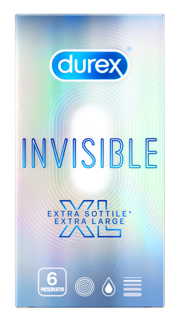 PROFILATTICO DUREX INVISIBLE XL 6 PEZZI - Farmacia Sant Anna SAS del Dott. Mariani Federigo