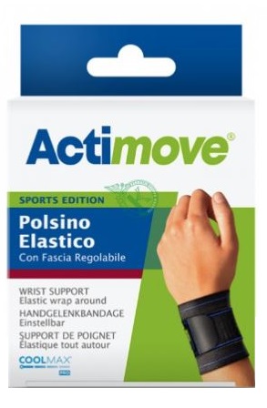 ACTIMOVE SPORTS EDITION POLSINO ELASTICO CON FASCIA REGOLABILE UNIVERSALE - Farmacia Sant Anna SAS del Dott. Mariani Federigo