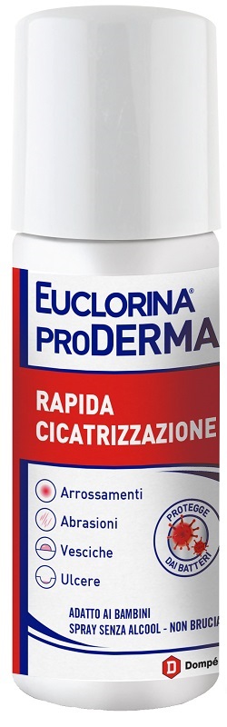 EUCLORINA PRODERMA RAPIDA CICATRIZZAZIONE SPRAY 125 ML - Farmacia Sant Anna SAS del Dott. Mariani Federigo