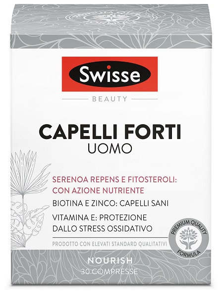 SWISSE CAPELLI FORTI UOMO 30 COMPRESSE - Farmacia Sant Anna SAS del Dott. Mariani Federigo