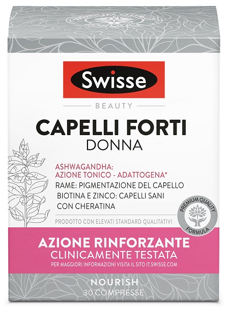 SWISSE CAPELLI FORTI DONNA 30 COMPRESSE - Farmacia Sant Anna SAS del Dott. Mariani Federigo