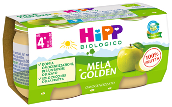 HIPP BIO OMOGENEIZZATO MELA GOLDEN 2 X 80 G - Farmacia Sant Anna SAS del Dott. Mariani Federigo