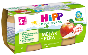 HIPP OMOGENEIZZATO MELA/PERA 2 X 80 G - Farmacia Sant Anna SAS del Dott. Mariani Federigo