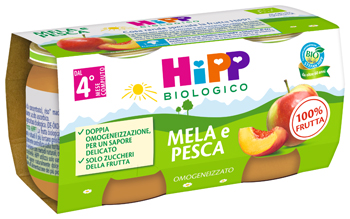 HIPP BIO OMOGENEIZZATO MELA/PESCA 2 X 80 G - Farmacia Sant Anna SAS del Dott. Mariani Federigo