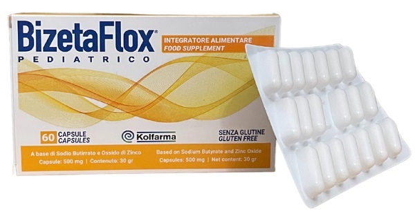 BIZETAFLOX PEDIATRICO 60 CAPSULE DA 500 MG - Farmacia Sant Anna SAS del Dott. Mariani Federigo
