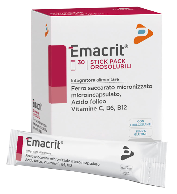 EMACRIT OROSOLUBILE 30 STICK PACK - Farmacia Sant Anna SAS del Dott. Mariani Federigo