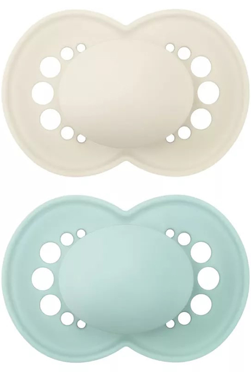MAM SUCCHIETTO ORIGINAL NIGHT 16+ SILICONE NEUTRO 2 PEZZI - Farmacia Sant Anna SAS del Dott. Mariani Federigo