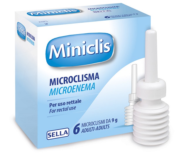 MINICLIS ADULTI 9 G 6 MICROCLISMI - Farmacia Sant Anna SAS del Dott. Mariani Federigo