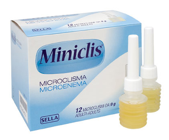 MINICLIS ADULTI 9 G 12 MICROCLISMI - Farmacia Sant Anna SAS del Dott. Mariani Federigo
