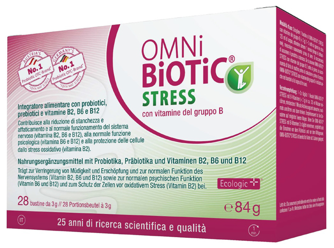 OMNI BIOTIC STRESS VITAMINE GRUPPO B 28 BUSTINE DA 3 G - Farmacia Sant Anna SAS del Dott. Mariani Federigo