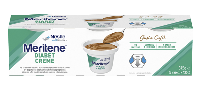 MERITENE DIABET CREME CAFFE' 3 X 125 G - Farmacia Sant Anna SAS del Dott. Mariani Federigo