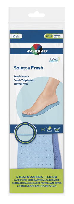 MASTER-AID FOOTCARE SOLETTA FRESH RITAGLIABILE 2 PEZZI I2 - Farmacia Sant Anna SAS del Dott. Mariani Federigo