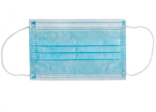 MASCHERINA CHIRURGICA FILTRANTE 98% 3 VELI TIPO IIR CON ELASTICI ADULTI AZZURRA 10 PEZZI - Farmacia Sant Anna SAS del Dott. Mariani Federigo