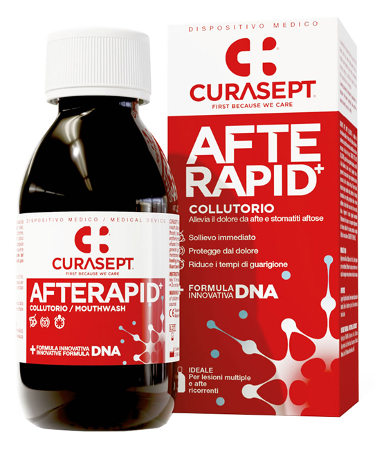 CURASEPT COLLUTORIO AFTE RAPID DNA 125 ML - Farmacia Sant Anna SAS del Dott. Mariani Federigo
