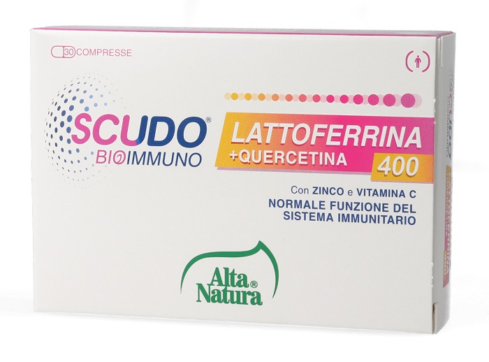 SCUDO LATTOFERRINA + QUERCETINA 400 30 COMPRESSE - Farmacia Sant Anna SAS del Dott. Mariani Federigo