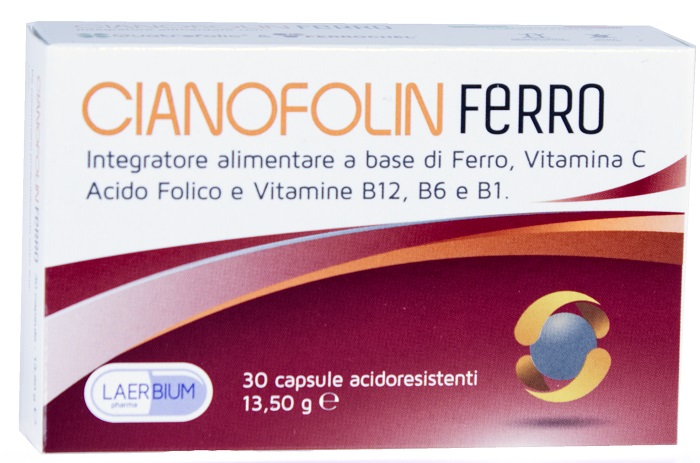 CIANOFOLIN FERRO 30 CAPSULE - Farmacia Sant Anna SAS del Dott. Mariani Federigo