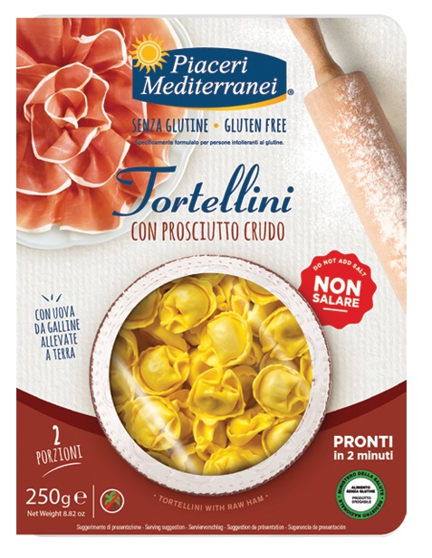PIACERI MEDITERRANEI TORTELLINI PROSCIUTTO 250 G - Farmacia Sant Anna SAS del Dott. Mariani Federigo