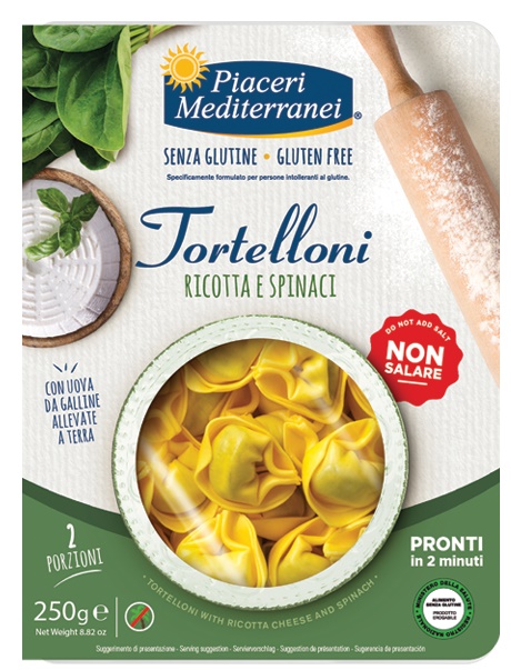 PIACERI MEDITERRANEI TORTELLONI RICOTTA SPINACI 250 G - Farmacia Sant Anna SAS del Dott. Mariani Federigo