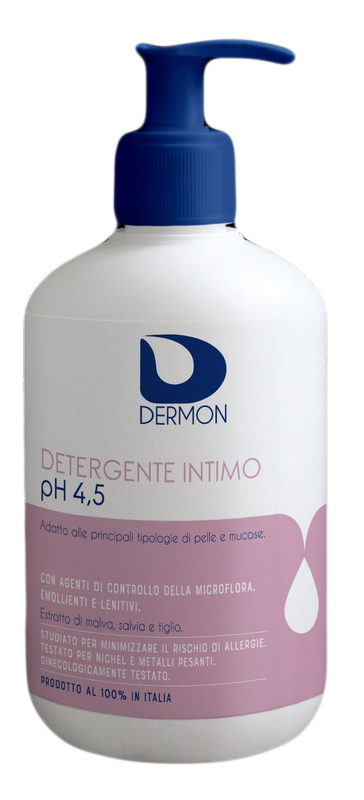 DERMON DETERGENTE INTIMO USO FREQUENTE PH 4,5 500 ML - Farmacia Sant Anna SAS del Dott. Mariani Federigo