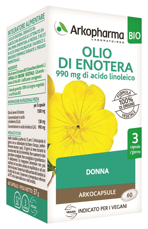 ARKOCPS OLIO ENOTERA 60 PERLE - Farmacia Sant Anna SAS del Dott. Mariani Federigo