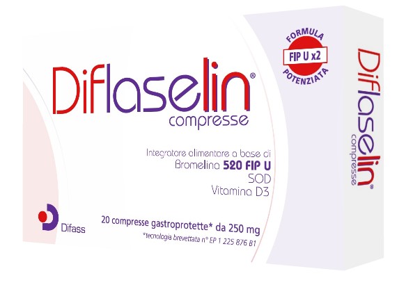DIFLASELIN 20 COMPRESSE GASTROPROTETTE 250 MG - Farmacia Sant Anna SAS del Dott. Mariani Federigo