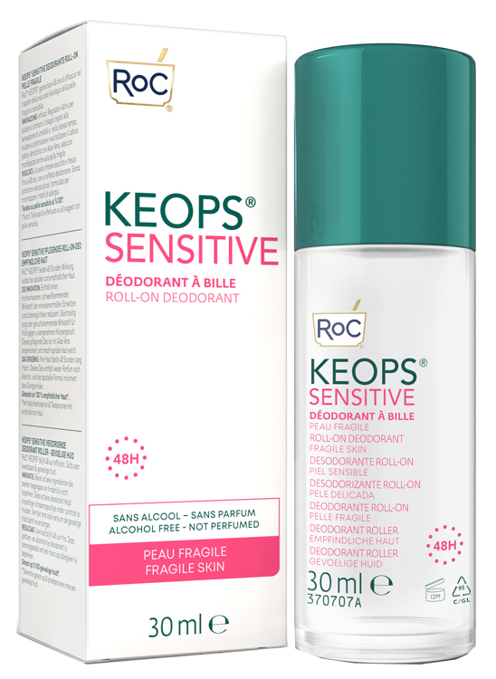 ROC KEOPS DEODORANTE ROLL-ON 48H SENSITIVE 30 ML - Farmacia Sant Anna SAS del Dott. Mariani Federigo