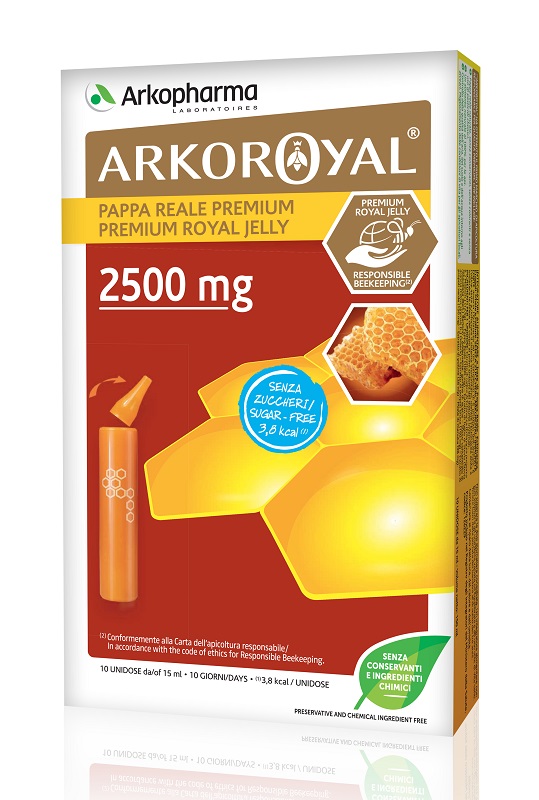 ARKOROYAL PAPPA REALE 2500 MG SENZA ZUCCHERO 10 FIALE - Farmacia Sant Anna SAS del Dott. Mariani Federigo
