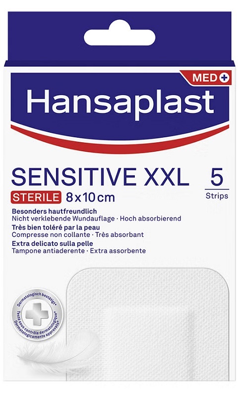 CEROTTO HANSAPLAST SENSITIVE XXL 5 PEZZI - Farmacia Sant Anna SAS del Dott. Mariani Federigo